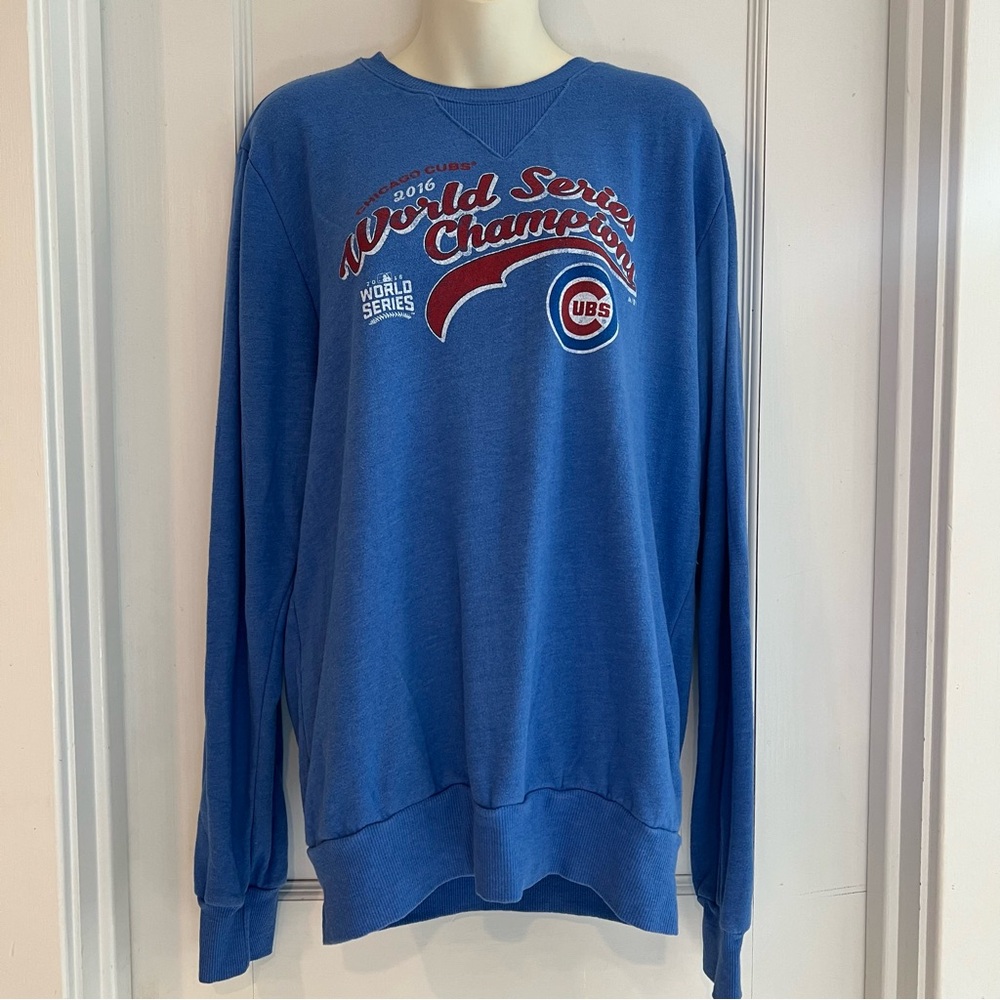 Chicago Cubs 2016 World Series  Majestic Threads Sweatshirt Size Medium